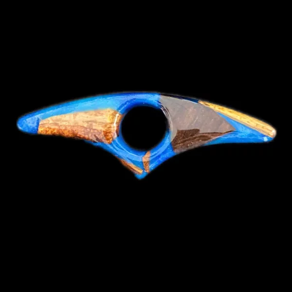 Bague de lecture bleu brillante