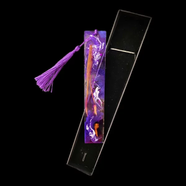 marque page sublime violet