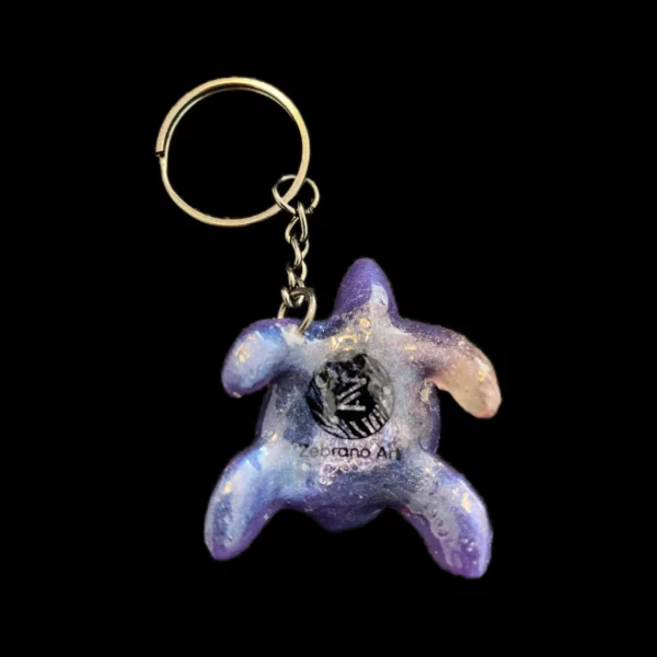 dessous de la tortue violette carapace lisse