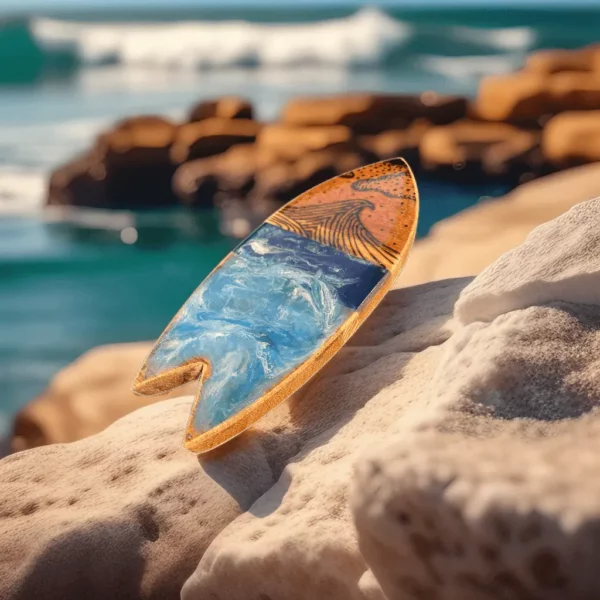 surf sous-verre décor plage océan