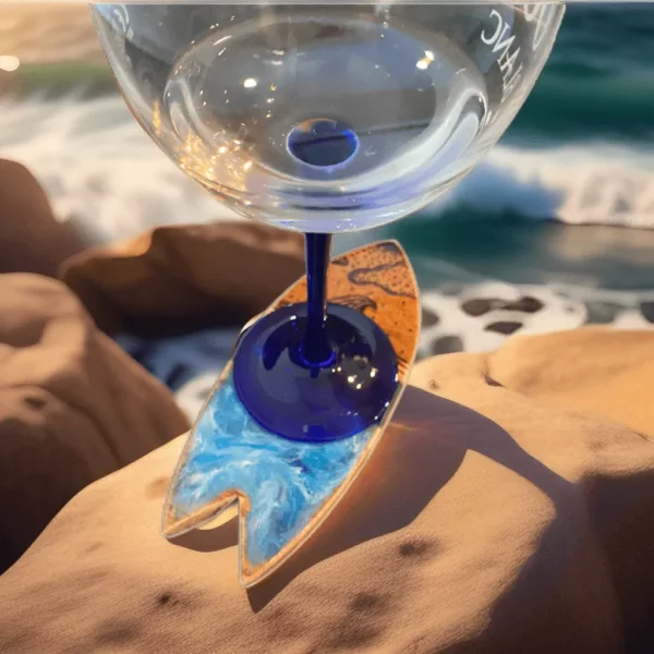 sous-verre vague surf décor plage océan