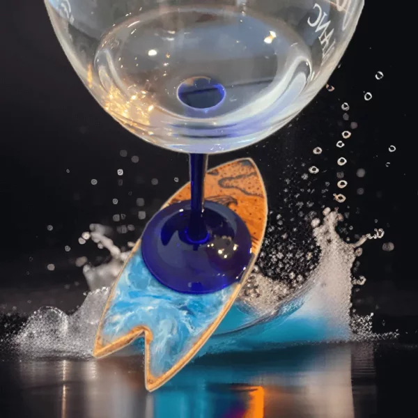 Sous-verre surf vague Océan décor éclaboussure