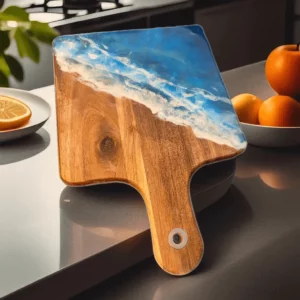 Planche vague océan cuisine