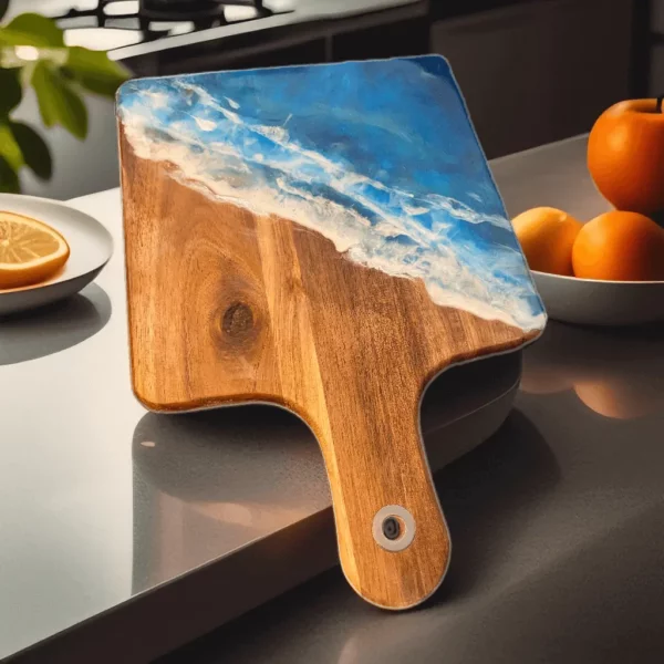 Planche vague océan cuisine
