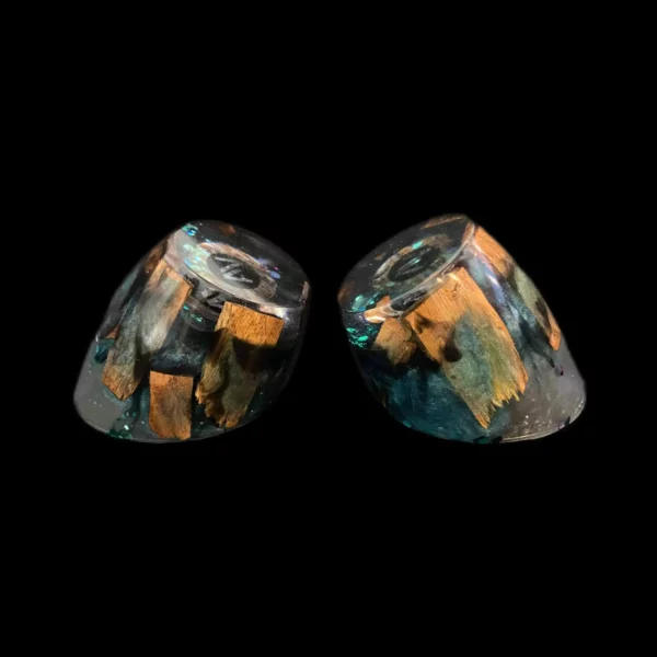 coquetiers à oeufs duo bleu nuit de profil