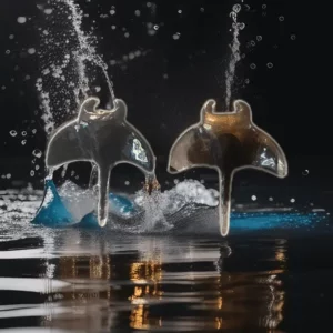 les magnets raie manta pour frigo eau