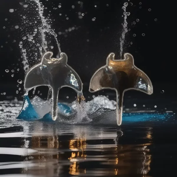 les magnets raie manta pour frigo eau