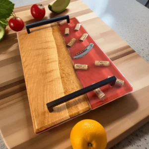Plateau de service à vin en cuisine