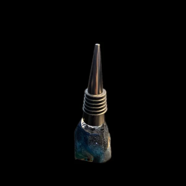 Bouchon diamant vu de dessus posé avec sa forme géométrique